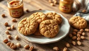 3 ingredient eggless peanut butter cookies