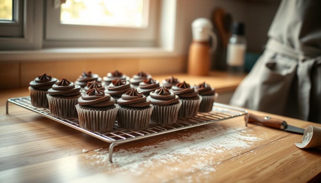 Baking and Cooling Cupcakes Baking and Cooling Cupcakes