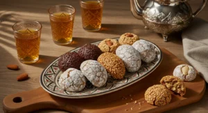 moroccan ghriba almond cookies
