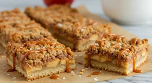 salted caramel apple pie bars