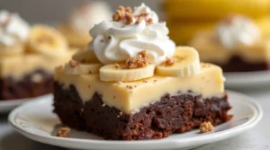 Banana Cream Brownies