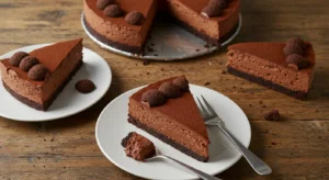 Dark Chocolate Mousse Cake