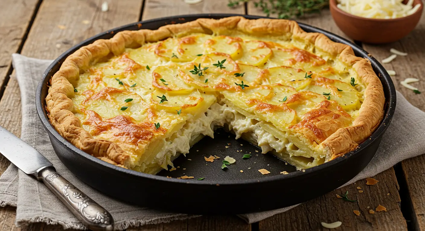 Potato and Cheese Pie
