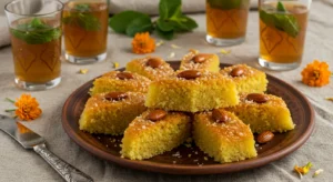 Moroccan Basbousa