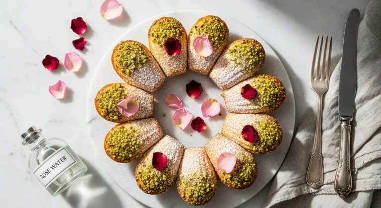Rose Water Madeleines