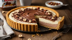 Nutella Cheesecake Tart